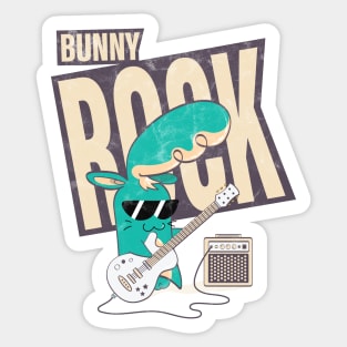 Bunny Guitar Sticker